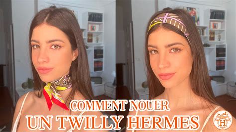 COMMENT NOUER UN TWILLY HERMES 